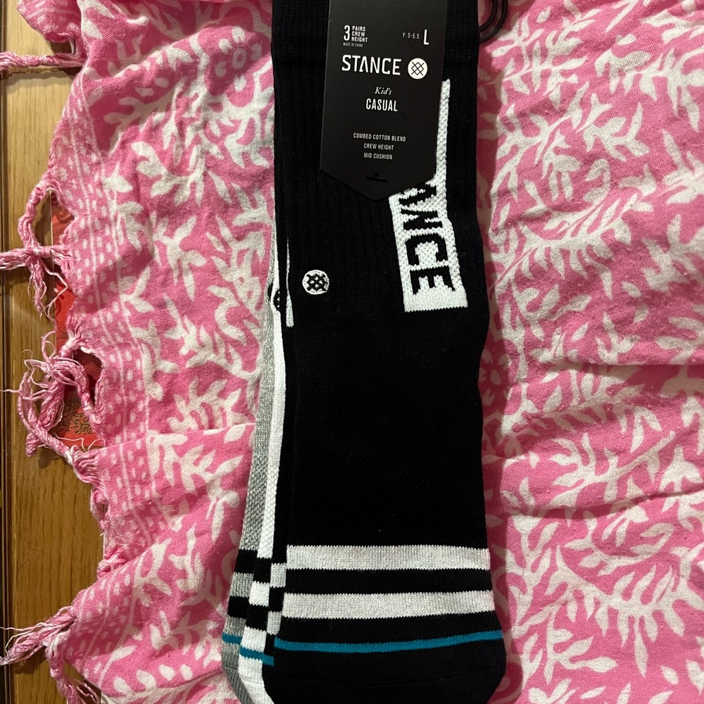 Stance crew height kids 3 pack
